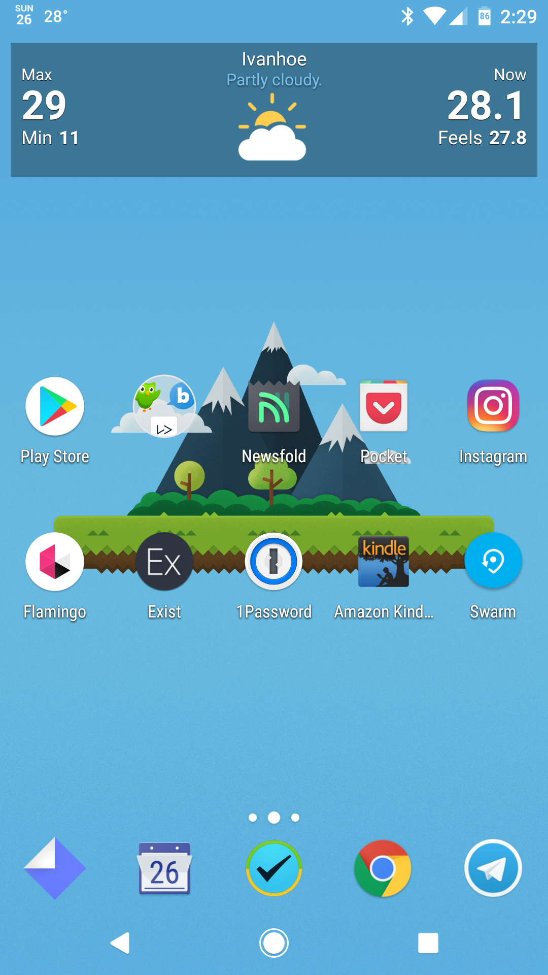 Homescreen